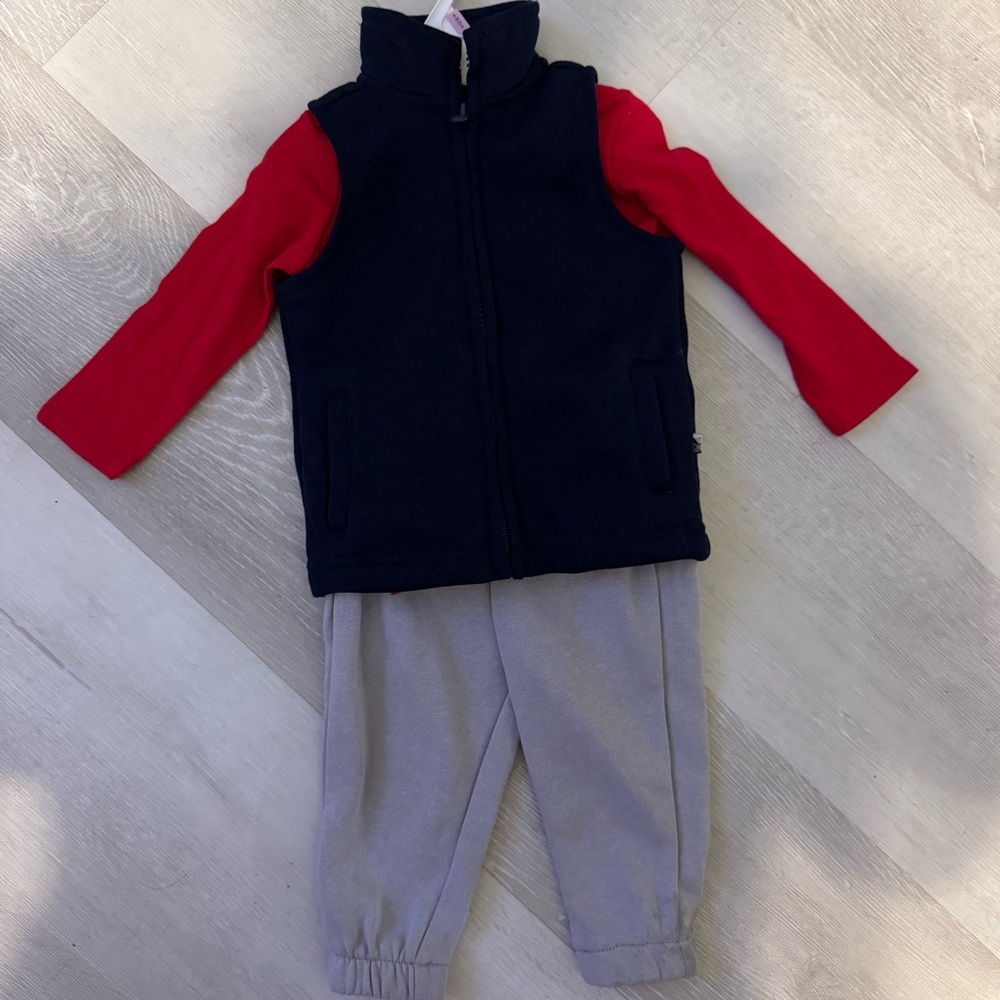 Ocean + Coast shirt vest and pants set